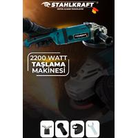 STAHLKRAFT STH 9886 230 mm 2200 Watt Metal Şanzumanlı Tam Otomatik Taşlama